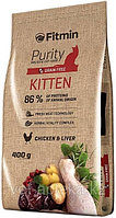 Fitmin Purity Kitten 12 айға дейінгі котяттарға, жүкті және бала емізетін мысықтарға арналған тағам, 400г