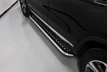 Пороги с площадкой 75х42 мм ТСС для Changan CS75 FL 2020-, фото 3