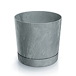 Горшок с поддоном Tubo P Beton Effect DPOP400E | Prosperplast, фото 2