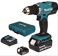 Аккумуляторная 2-х скоростная дрель-шуруповерт Makita DDF453RFE