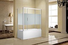 Боковая шторка для ванны 70 см. Каленое стекло (6 мм)
