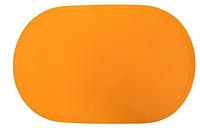 Салфетка сервировочная овальная 44*29 см.,оранжевая