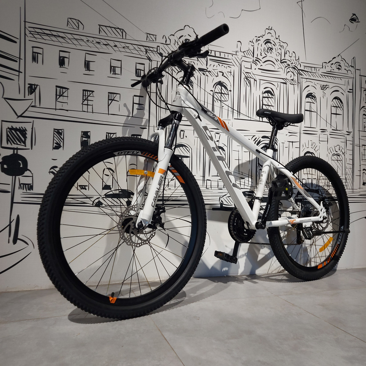 Горный Велосипед "DtFly". 26" колеса. 17" рама стальная. MTB. Скоростной.