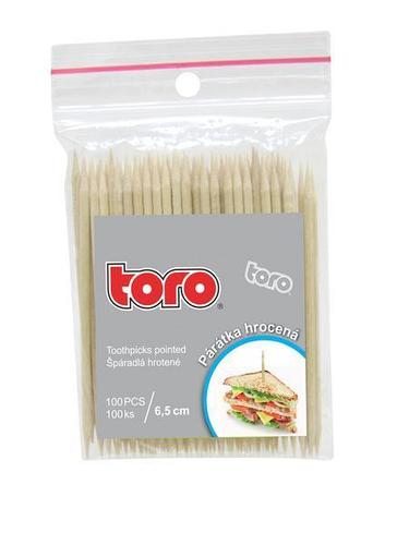 Шпажки деревянные 100 шт. 6,5 см. (id 109019901)