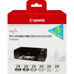 Картридж Canon PGI-29 MBK/PBK/DGY/GY/LGY/CO MultiPack для PIXMA PRO-1 4868B018