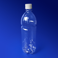 Kazakhstan Бутылка 1000мл PET прозрачная с крышкой диаметр горловины 2,8см h26,8см диаметр дна 7,0см