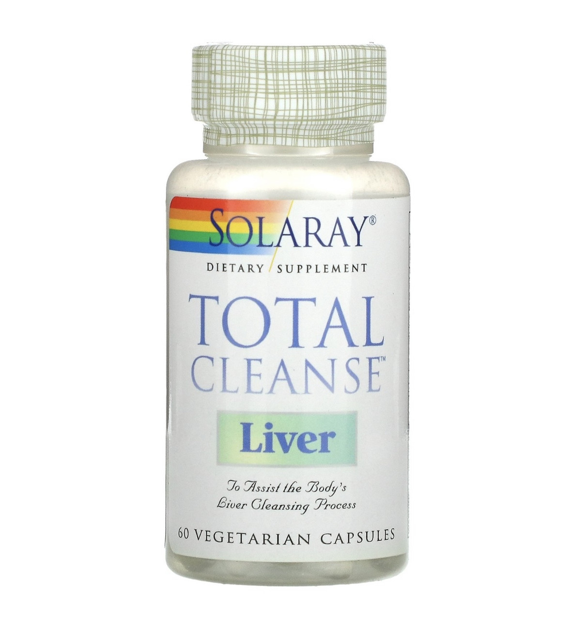 Solaray total cleanse, для очистки печени, 60 вегетарианских капсул - фото 1 - id-p109052762