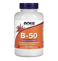 Now foods b-50, добавка с витамином группы B, 250 таблеток