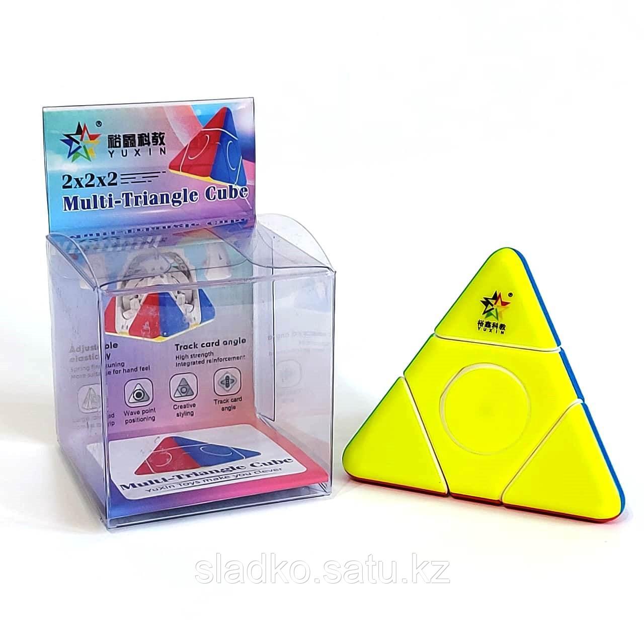 Головоломка скоростная YuXin Pyraminx Duo 2x2 - фото 1 - id-p109053300