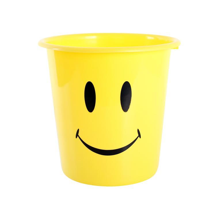 Ведерко пласт без ручки дизайн Смайлик, фото 1