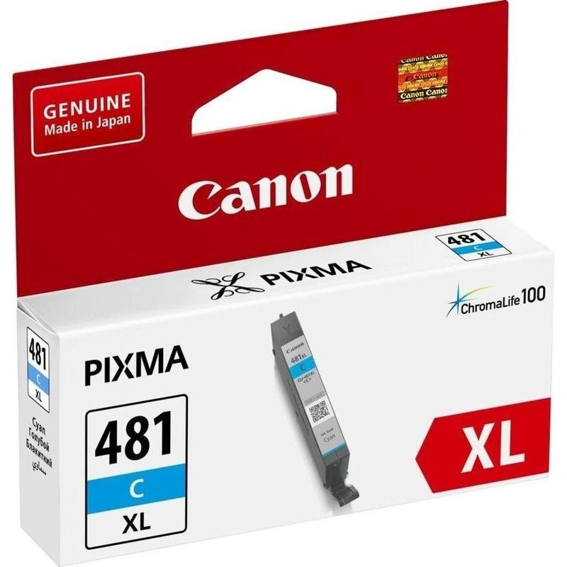 Картридж Canon CLI-481XL Cyan для PIXMA TS6140/TS8140/TS9140 2044C001