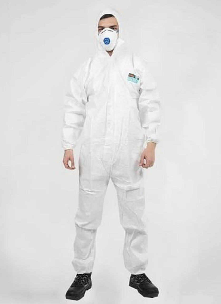 Одноразовый комбинезон белый Gis SF-65