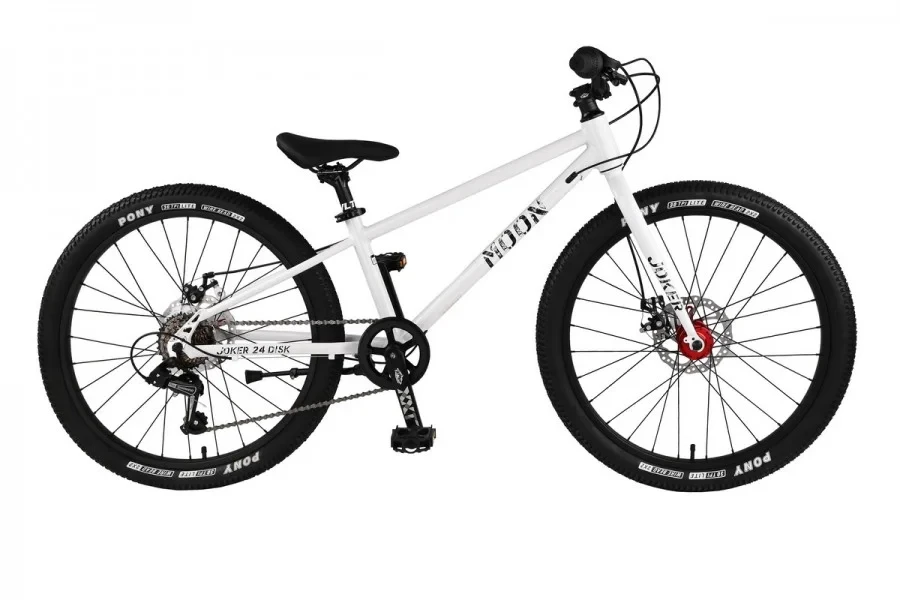 MOON Велосипед двухколесный JOKER 24'' disk 7 spd  White/Белый