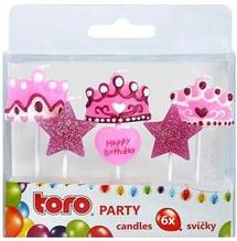 Свеча для торта дизайн Корона