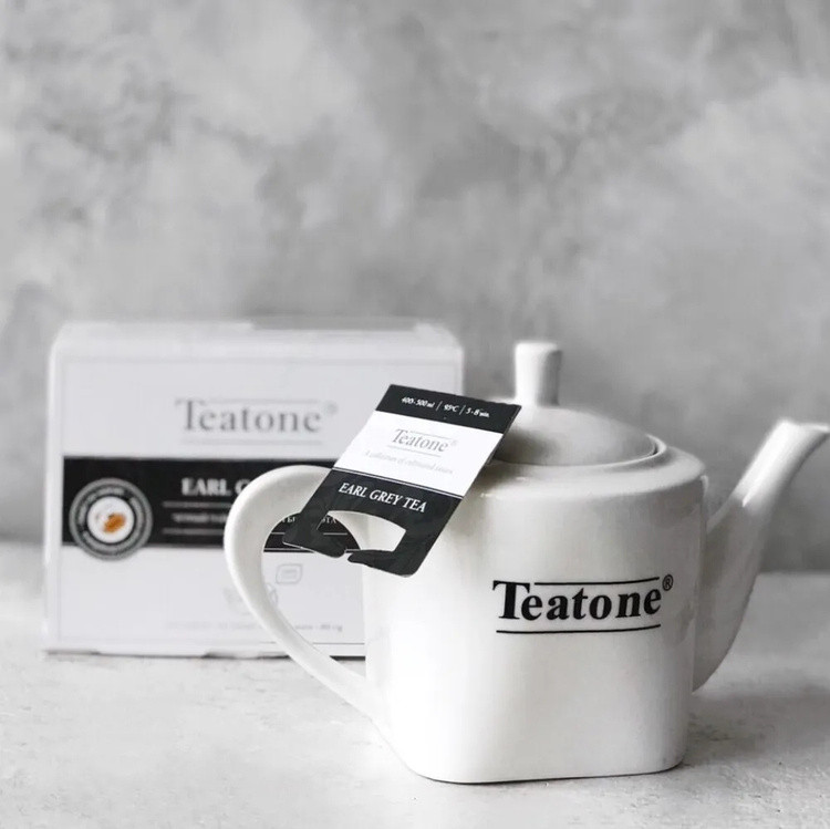 Чай Teatone черный эрл грей листовой 20 пакетиков - фото 4 - id-p109056797