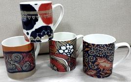 Кружка фарфор с рисунком 8*9,6 см