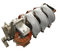 Контактор КТ6052/3-У3 630/160 А, Uн-220 В, Uупр~380 В, 50 Гц, в/к 3"З"+3"Р", установка на плиту