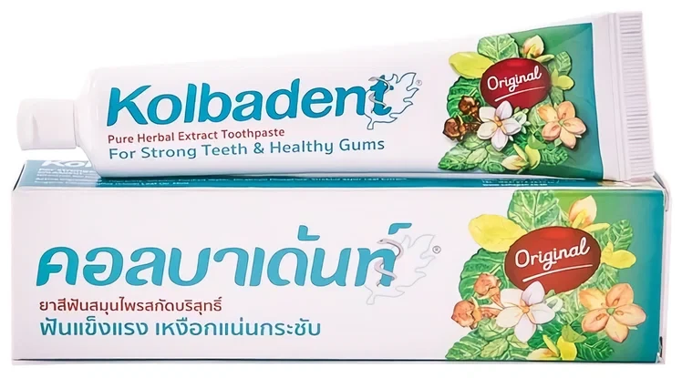 Органическая паста для зубов и десен Kolbadent Herbal Toothpaste 35gr