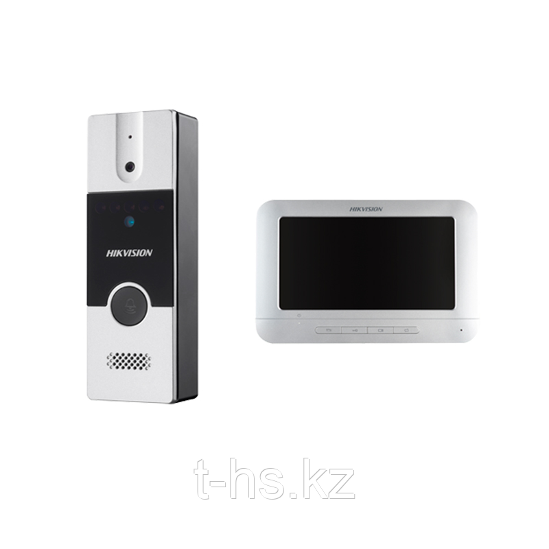 Hikvision DS-KIS202T Комплект DS-KB2411-IM (вызывная панель) + DS-KH2220 (монитор 7“)