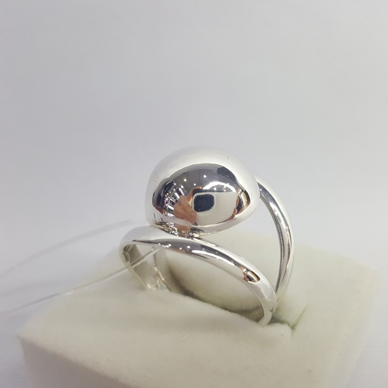 Кольцо Алматы K321 серебро с родием - фото 2 - id-p109082437