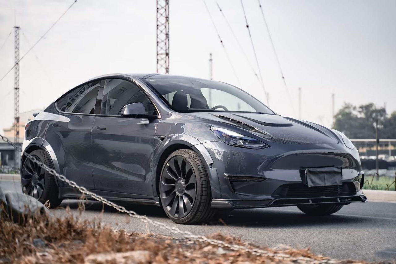 Карбоновый обвес для Tesla Model Y 2020+ - фото 3 - id-p109093587