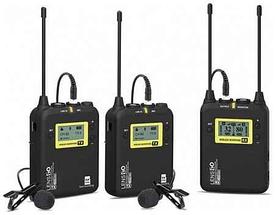 LENSGO microphone LWM-328C double/ Беспроводная радиосистема для видеокамеры и смартфона