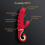 Gvibe Gcandy Mini - Витой вибратор с клиторальным стимулятором, 19х3.5 см (только доставка), фото 2