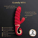 Gvibe Gcandy Mini - Витой вибратор с клиторальным стимулятором, 19х3.5 см (только доставка), фото 3