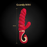 Gvibe Gcandy Mini - Витой вибратор с клиторальным стимулятором, 19х3.5 см (только доставка), фото 4