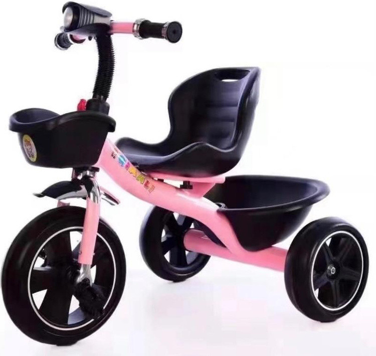 Трёхколёсный велосипед, розовый - фото 1 - id-p109099589