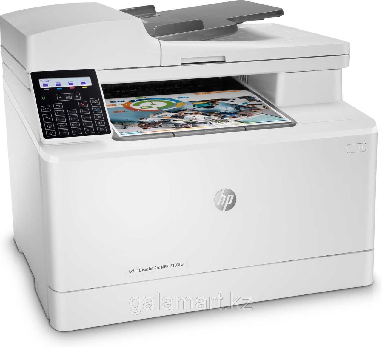 МФУ HP 7KW56A Color LaserJet Pro MFP M183fw Printer (A4) Printer/Scanner/Copier/Fax/ADF, 600 dpi, 800 MHz, 16