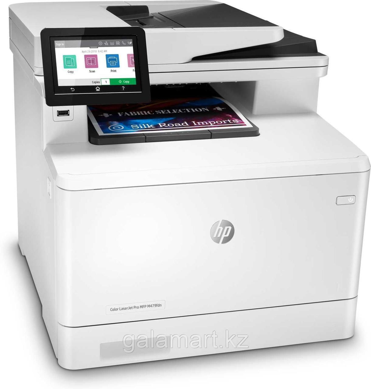МФУ HP W1A79A Color LaserJet Pro MFP M479fdn Prntr (A4) , Printer/Scanner/Copier/Fax/ADF, 600 dpi, 27 ppm, 512