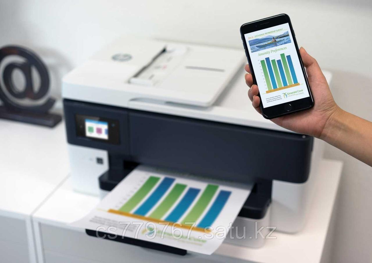 МФУ HP OfficeJet Pro 7720 Wide Format AiO Prntr (A3) Color Ink Printer/Scanner A4/Copier/Fax/ADF, 4800x1200