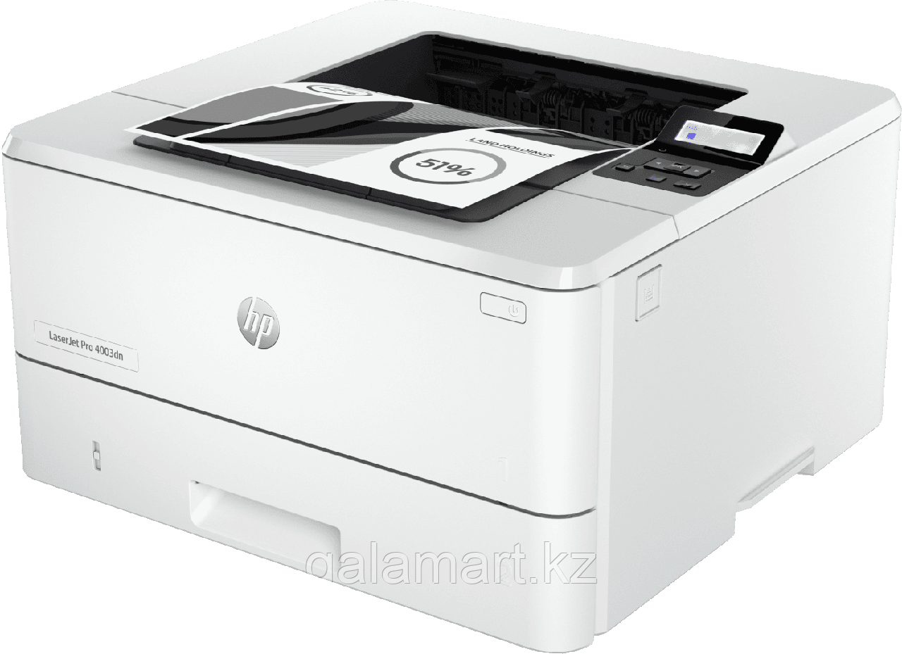 Принтер HP LaserJet Pro 4003dn (A4), 40 ppm, 256MB, 1.2 MHz, tray 100+250 pages, USB+Etherneti,  Print Duplex,