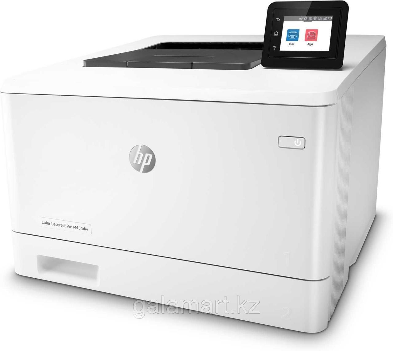 Принтер лазерный цветной HP W1Y45A Color LaserJet Pro M454dw Printer , 600 dpi, 27 ppm, NAND 256 MB, DRAM 512