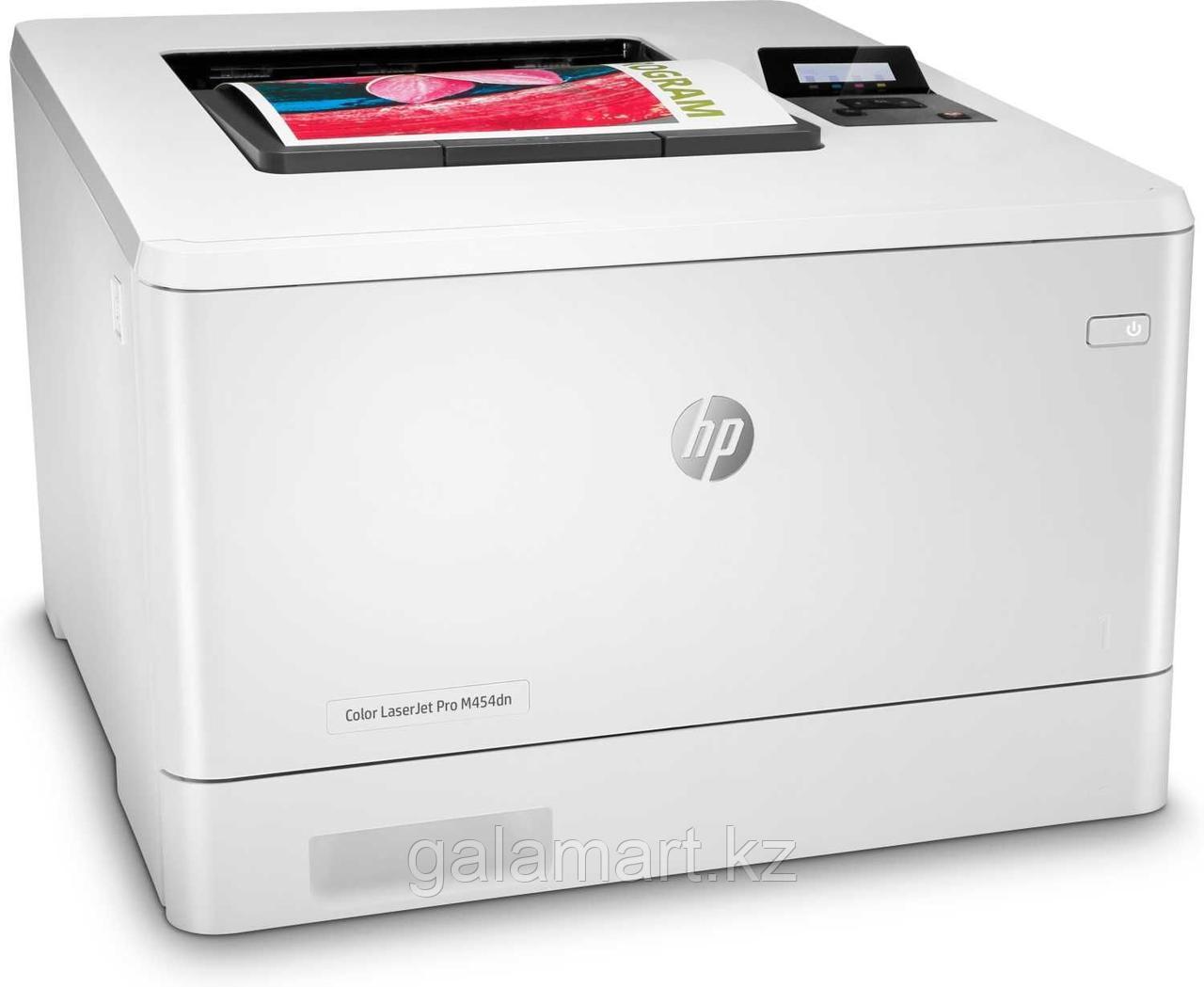 Принтер лазерный цветной HP W1Y44A Color LaserJet Pro M454dn Printer (A4) 600 dpi, 27 ppm, NAND 256 Мбайт,