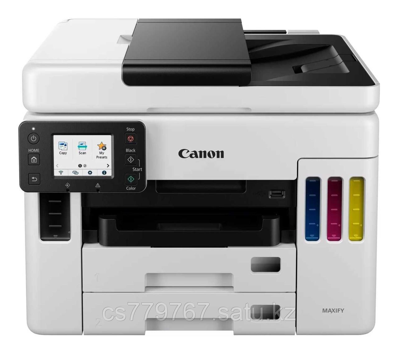 MAXIFY GX7040 (A4, Printer/Scanner/Copier/FAX, 600 x 1200 dpi, inkjet, Color, 24 ppm, tray 100 pages, LCD - фото 1 - id-p109099983