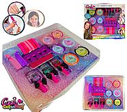 Нехватает 1 лака!!! J-2007 Набор для макияжа и маникюра Fashion girl 30*26см, фото 2