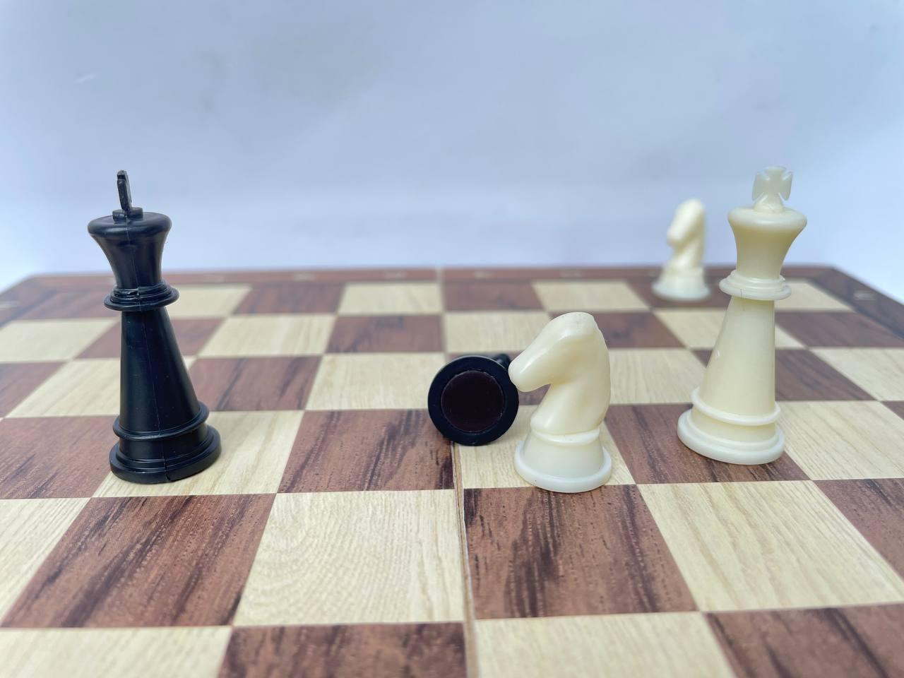 Шахматы шашки нарды 29х29 см W2802M - фото 6 - id-p109100174