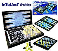 8899 Шахматы магнитый 3в1 Intelect Games, 32*18см