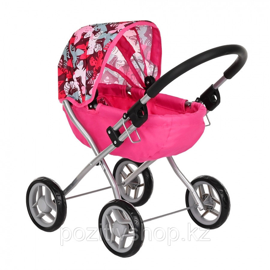 Кукольная коляска Pituso 9325A-Bright pink - фото 1 - id-p109100472