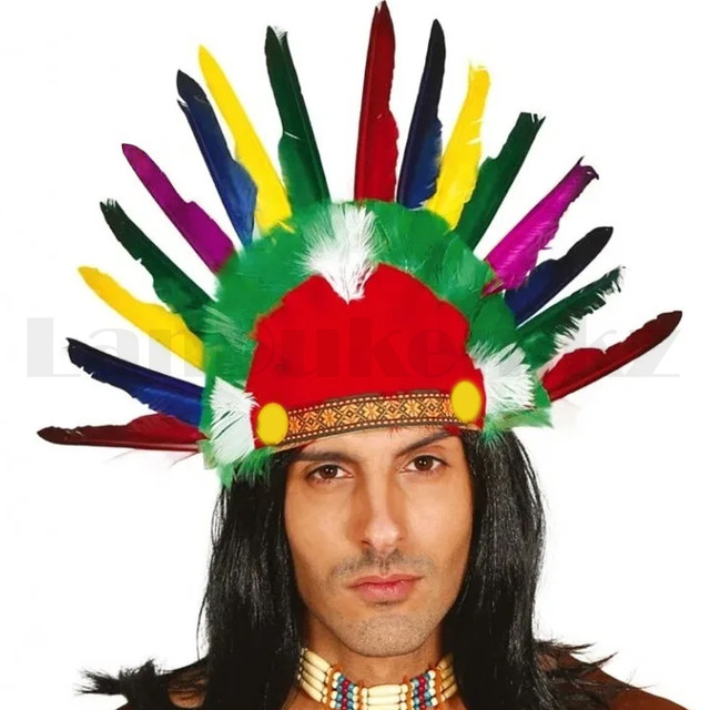 индейский головной убор с перьями