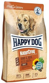 Happy Dog NaturCroq ADULT Beef&Rice для взрослых собак с говядиной и рисом, 15кг