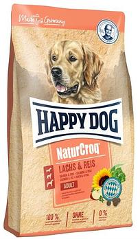 Happy Dog NaturCroq ADULT Salmon&Rice для для здоровья кожи и шерсти собак с лососем и рисом, 11кг