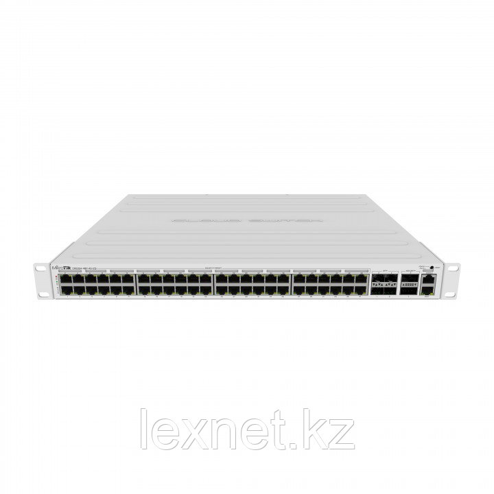 Сетевой коммутатор MikroTik CRS354-48P-4S+2Q+RM Cloud Router Switch, 48x10/100/1000, 4x10G SFP+ - фото 1 - id-p109101029