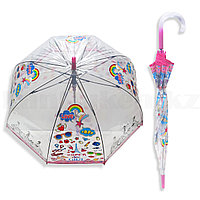 Зонт Super Girl трость 82 см розовая