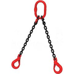 Строп цепной 2-х ветвевой 10тн L3,0м крюк самозакрывающийся