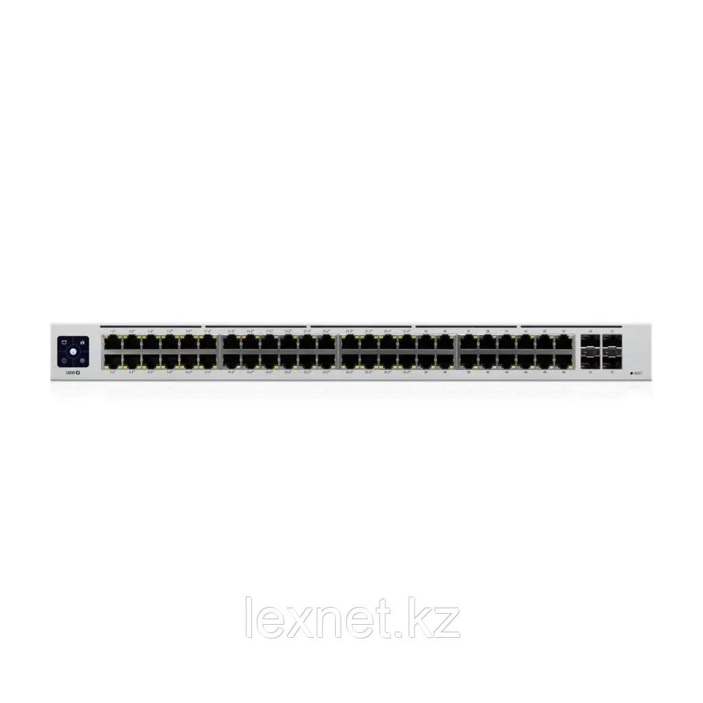 Коммутатор UBIQUITI, USW-48-POE, 32xGbE PoE+, 16xGbE, 4x1G SFP, Layer 2, 195W