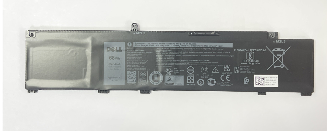 Аккумулятор для ноутбука Dell G3 15 3500 3590 G5 5500 5505 MV07R 15.2V 68Wh 4250mAh (org) - фото 2 - id-p109101565