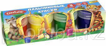 Краски пальчиковые Creativiki 4 цвета*40 мл